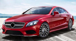 Mercedes CLS C218 2011–2018 Priekšējā radiatora reste 2014-2018 (Diamond Silver) foto 2