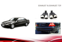 Mercedes S-class W220 1998–2005 Izplūdes uzgaļi V1 (2 gab.) foto 5