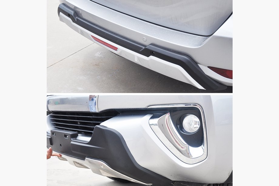 Toyota Fortuner 2015– Priekšējais un aizmugurējais lūpas spoileris (ABS) Image
