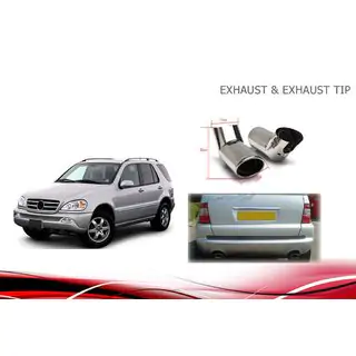 Izplūdes uzgalis (1 gab.) Mercedes ML W163 1997–2005 foto 2