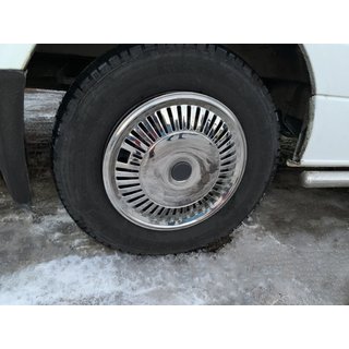 Nerūsējošā tērauda disku uzlikas "Зірка" (1-катковий, 4 gab.) Mercedes Sprinter W906 2006–2018 foto 2