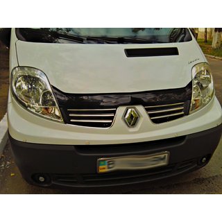 Radiatora režģa uzlikas 2007-2015 (6 gab., nerūsējošais tērauds) foto 2