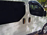 Nissan Primastar 2002–2014 Durvju rokturu uzlikas (4 gab., nerūsējošais tērauds) Carmos - turku teras foto 2