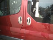 Opel Vivaro 2001–2015 Durvju rokturu apmales (4 gab., nerūsējošais tērauds) foto 2