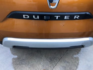 Renault Duster 2018–2024 Aizmugurējā bufera aizsarguzlika Carmos V1 (nerūsējošais tērauds) foto 2