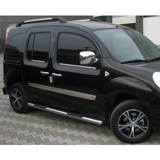 Sānu sliekšņu caurules BB002 (2 gab., nerūsējošais tērauds) foto 1