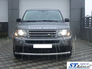 Range Rover Sport 2005–2013 Priekšējais vienkāršais aizsargstienis (nerūsējošais tērauds) foto 2