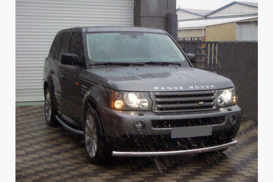 Range Rover Sport 2005–2013 Priekšējais vienkāršais aizsargstienis (nerūsējošais tērauds) Image