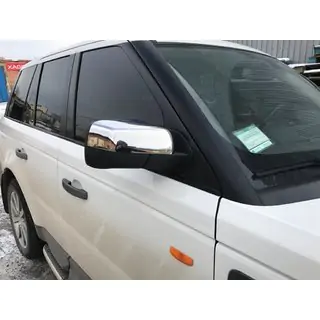 Spoguļu uzlikas (2 gab., nerūsējošais tērauds) Range Rover III L322 2002–2012 foto 2
