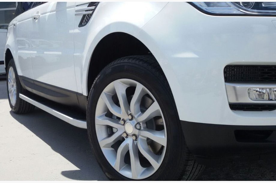Range Rover Sport 2014–2022 Sānu pakāpieni Tayga Grey (2 gab., alumīnijs) Image