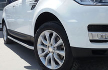 Range Rover Sport 2014–2022 Sānu pakāpieni Tayga Grey (2 gab., alumīnijs) foto 1