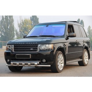 Priekšējā aizsargstanga ST015 (nerūsējošais tērauds) Range Rover III L322 2002–2012 foto 1