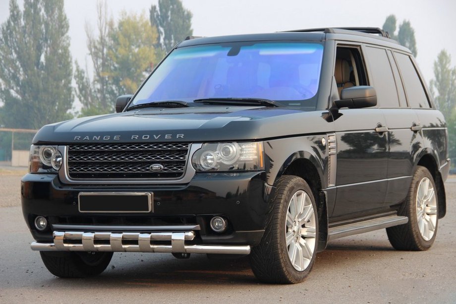 Range Rover III L322 2002–2012 Priekšējā aizsargstanga ST015 (nerūsējošais tērauds) Image