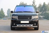 Range Rover III L322 2002–2012 Priekšējā aizsargstanga ST015 (nerūsējošais tērauds) foto 2