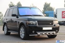 Range Rover III L322 2002–2012 Priekšējā aizsargstanga ST015 (nerūsējošais tērauds) foto 3