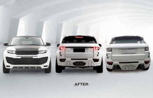 Range Rover Evoque 2012–2018 Bamperu aerodinamiskais komplekts (BodyKit-2) foto 1