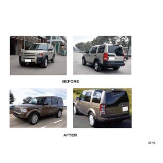 Restailinga komplekts Discovery 4 Land Rover Discovery III 2004–2009 foto 2