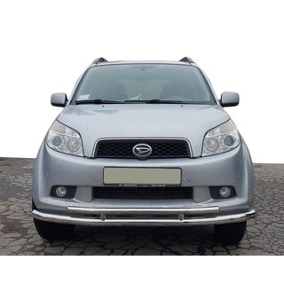 Priekšējais aizsargstienis ST014 (nerūsējošais tērauds) Daihatsu Terios 2006–2017 foto 1