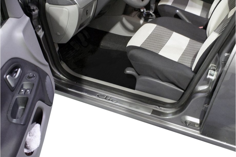 Renault Clio III 2005–2012 OmsaLine sliekšņu uzlikas (2 gab., nerūsējošais tērauds) Image