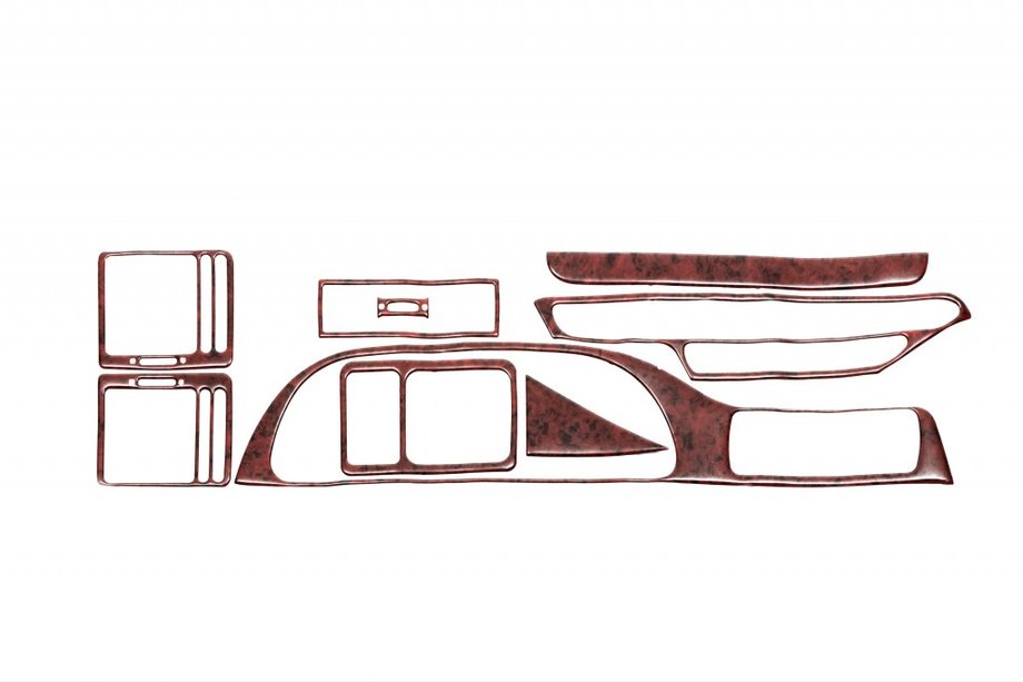 Fiat Scudo 1996–2007 Paneļa uzlikas (Meric) Alumīnijs Foto 2