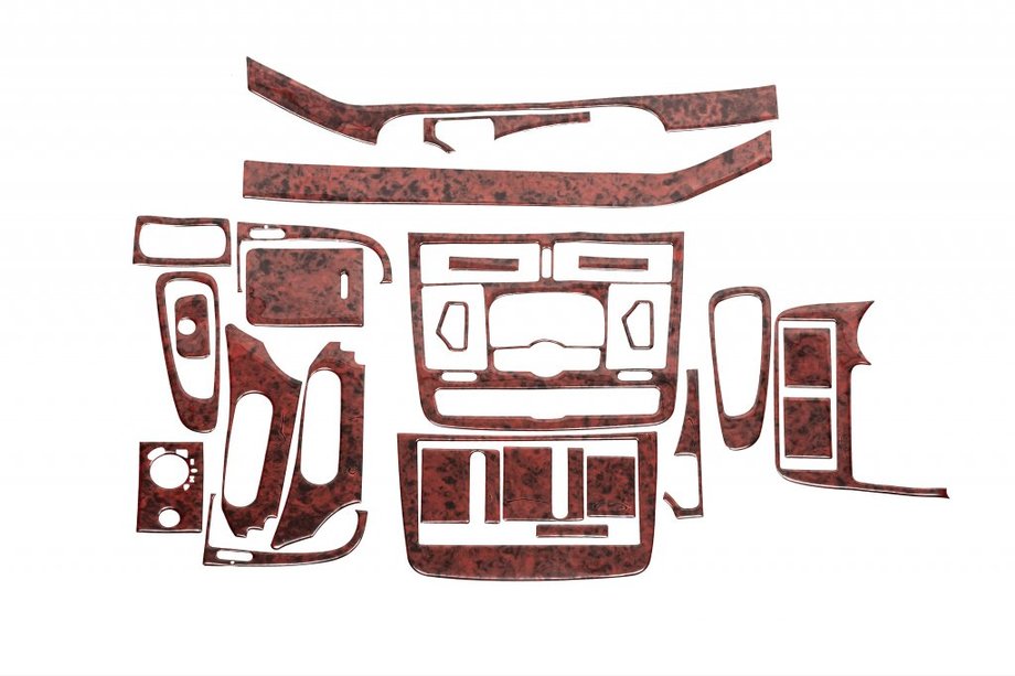 Mercedes Viano 2004–2014 Meric paneļa apdares uzlikas (priekšējā daļa + salona ieliktņi) Image