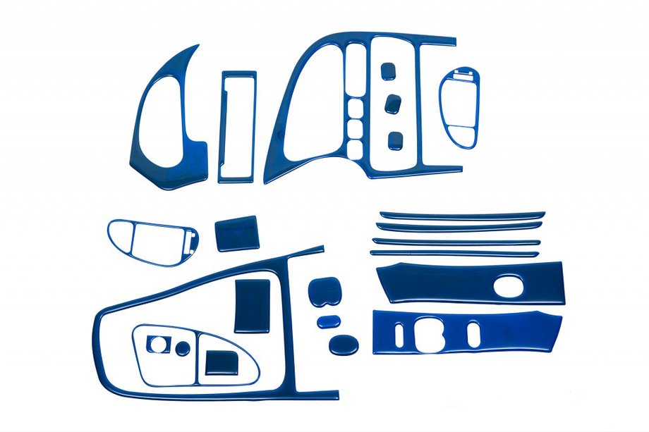 Mazda 323 1977–2003 Instrumentu paneļa uzlikas (zilā krāsa, F 1994-1997) Image