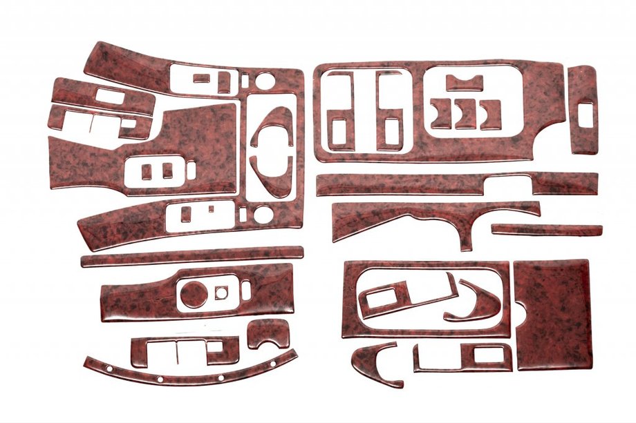 Nissan Navara 2006–2015 Salona paneļa apdares uzlikas (36 detaļas) Image
