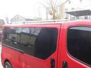 Nissan Primastar 2002–2014 Hromēti jumta reliņi foto 7