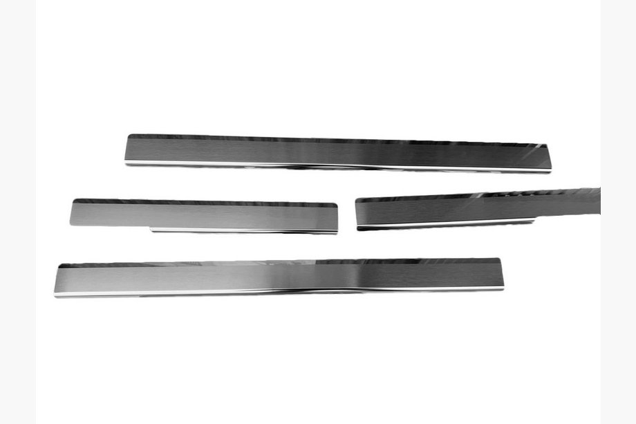 Toyota Land Cruiser Prado 120 2002–2009 Sliekšņu uzlikas Nataniko (4 gab., nerūsējošais tērauds) Premium – 3M līmlente, 0,8 mm Image