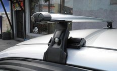 Chevrolet Aveo T200 2002–2008 Jumta bagāžnieks CAMEL (hroms, pāris) foto 1