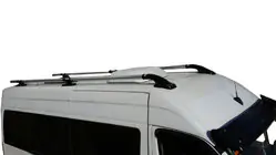 Mercedes Sprinter W901/902/903/904/905 1995–2006 Jumta reliņi (oriģinālie, 2 gab., alumīnija) foto 1