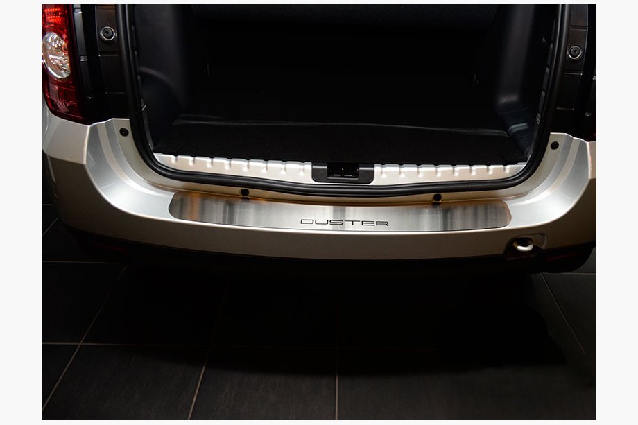 Dacia Duster 2008–2018 Natanika aizmugurējā bufera aizsarguzlika (nerūsējošais tērauds) Image
