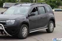 Dacia Duster 2008–2018 Sānu caurules (2 gab., nerūs. tērauds) foto 2