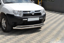 Renault Duster 2008–2017 Priekšējais aizsargstienis ST017 (nerūsējošais tērauds) foto 1