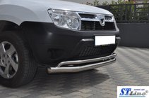 Renault Duster 2008–2017 Priekšējais aizsargstienis ST017 (nerūsējošais tērauds) foto 3