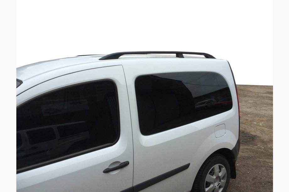 Renault Kangoo 2008–2020 Melni jumta reliņi Image