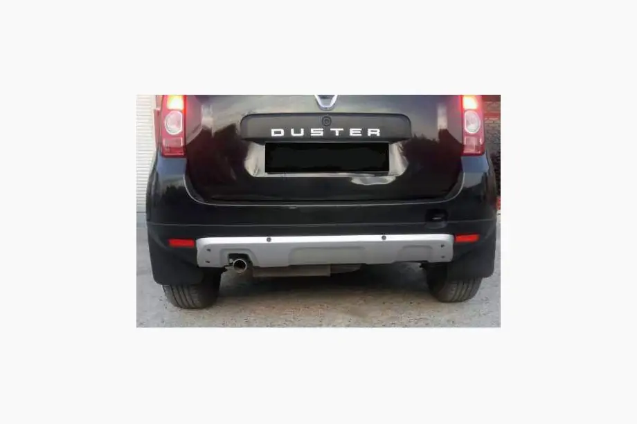 Renault Duster 2008–2017 Aizmugurējā bampera uzlika (ABS, pelēka) Image