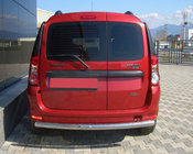 Dacia Logan MCV 2004–2014 Aizmugurējais aizsargloks (nerūsējošais tērauds) foto 1