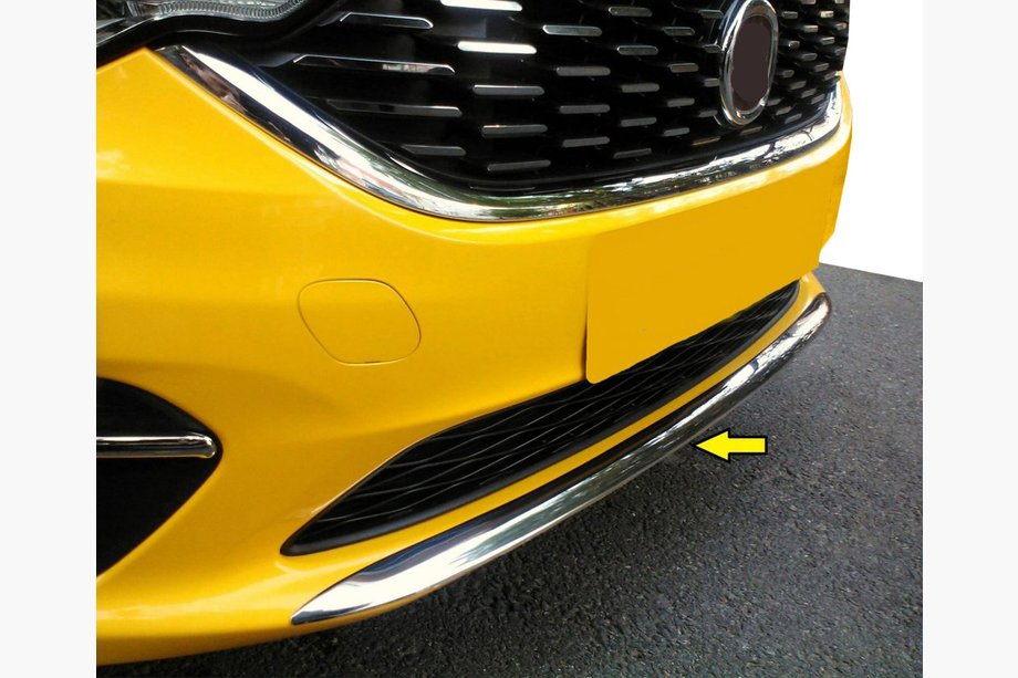 Fiat Tipo 2016– Nerūsējošā tērauda uzlika priekšējam buferim Carmos (2016-2020, nerūsējošais tērauds) Image