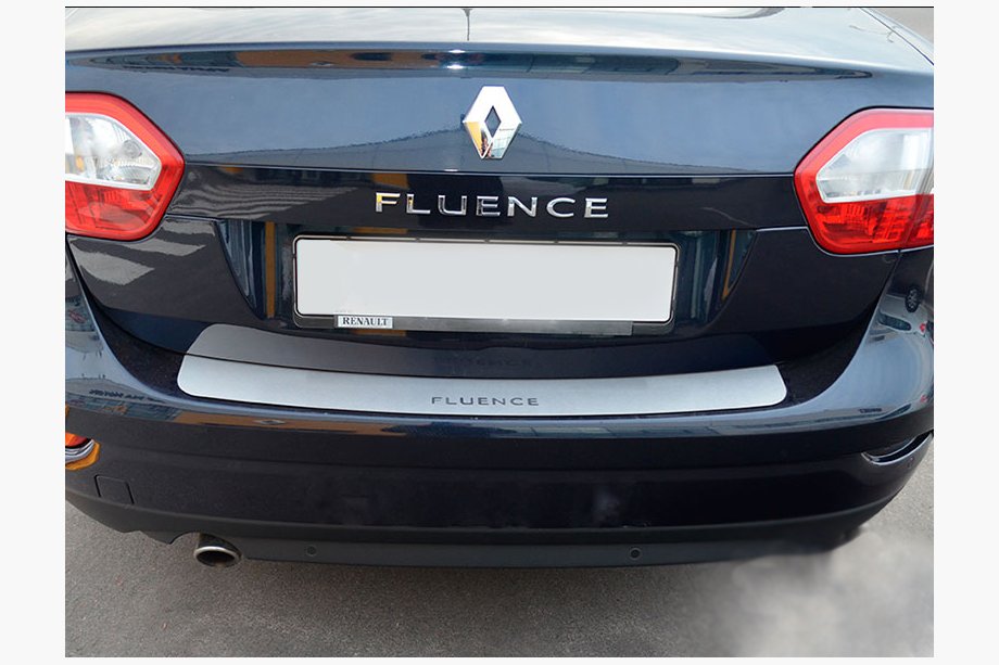 Renault Fluence 2009–2016 Natanika aizmugurējā bufera aizsarguzlika (nerūsējošais tērauds) Image