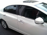 Honda Civic Sedan IX 2011–2016 Carmos ārējās logu apdares līstes (4 gab., nerūsējošais tērauds) foto 1