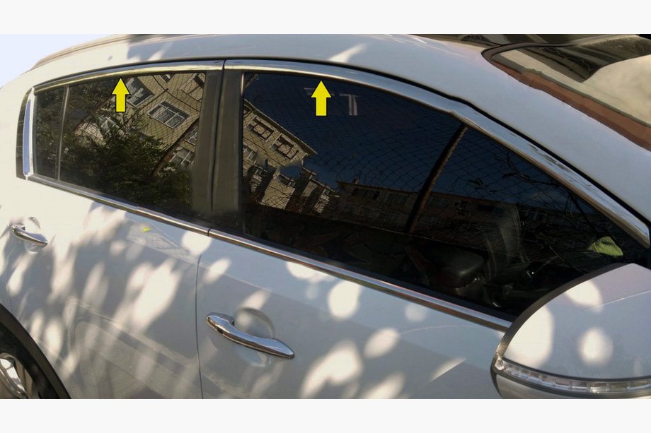 Kia Sportage 2010–2015 Augšējā apmale (4 gab., nerūsējošais tērauds) Image