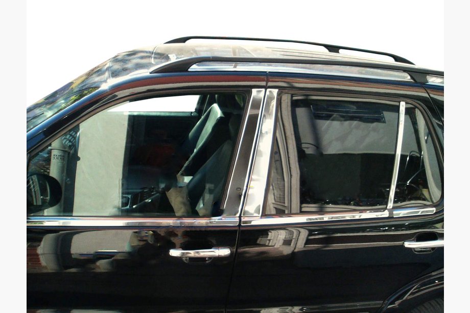 Mercedes ML W163 1997–2005 Durvju statņu līstes (6 gab., nerūsējošais tērauds) Foto 1