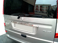 Mercedes Vito W639 2004–2014 Uzlika virs numura zīmes (1 durvju, nerūsējošais tērauds) Carmos - turku teras foto 1