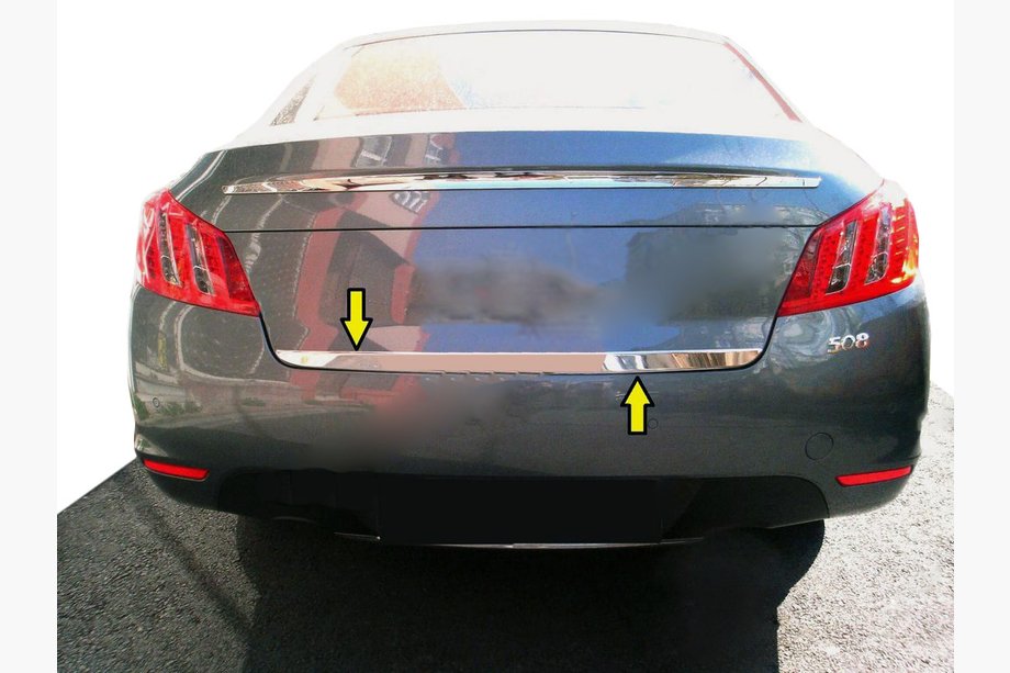 Peugeot 508 2010–2018 Bagāžnieka malas uzlika (nerūsējošais tērauds) Image