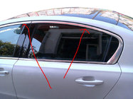 Peugeot 508 2010–2018 Augšējā logu apmale (Sedan, nerūsējošais tērauds) foto 1