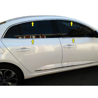 Pilns logu hroma apmaļu komplekts (Sedan, 12 gab., nerūsējošais tērauds) foto 2