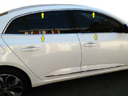 Renault Megane IV 2016–2025 Pilns logu hroma apmaļu komplekts (Sedan, 12 gab., nerūsējošais tērauds) Carmos - turku teras foto 2