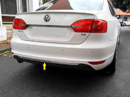 Volkswagen Jetta 2011–2018 Aizmugurējā bufera maliņa 2011-2013 (nerūsējošais tērauds) foto 1