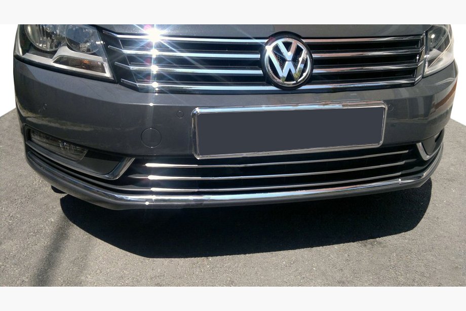 Volkswagen Passat B7 2012–2015 Bampera restes uzlikas (nerūsējošais tērauds) Image